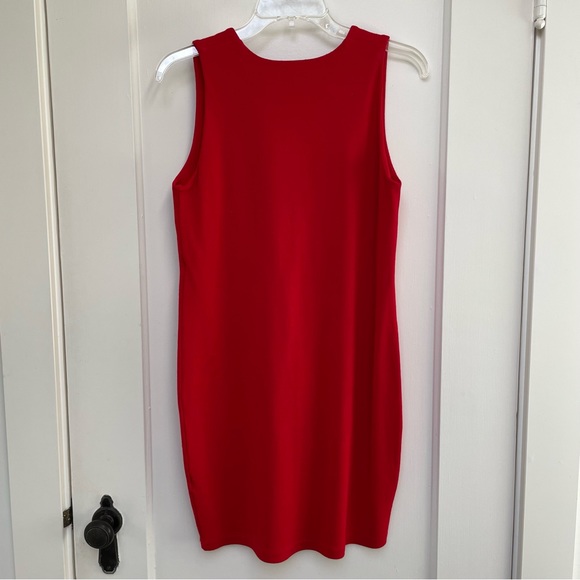 Zara Knit red sleeveless dress - Picture 3 of 6